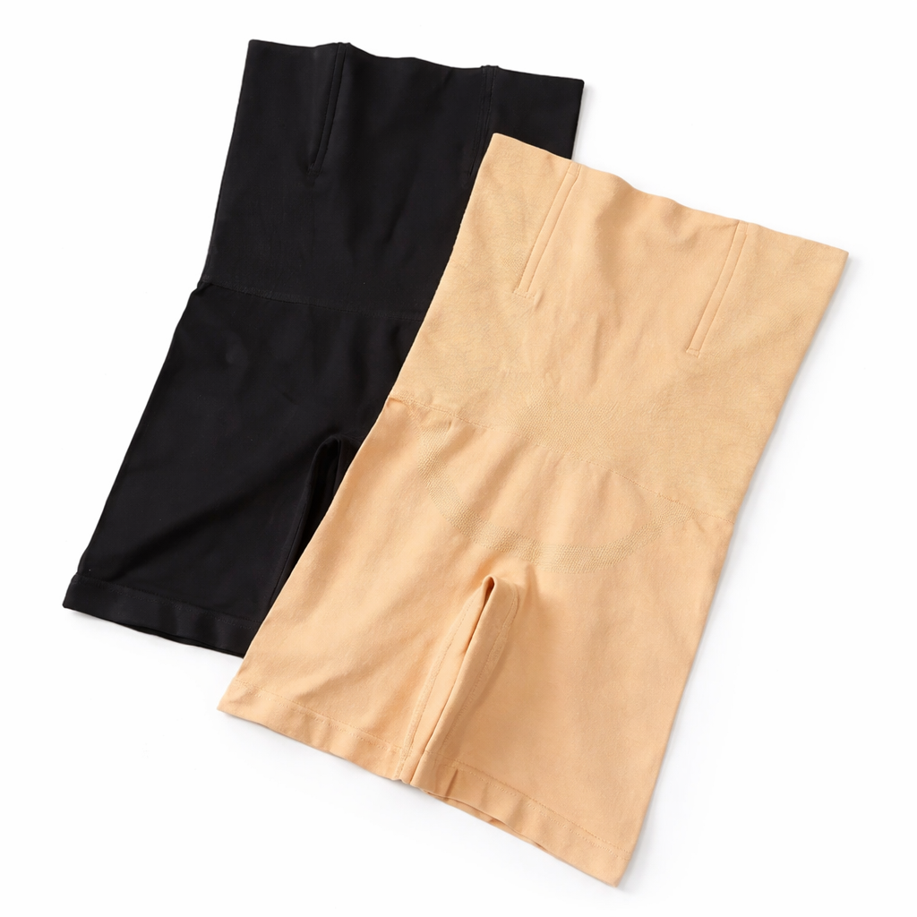 Seamless High Waist Shaper Shorts for Women – Tummy Control & Thigh Slimming Underwear