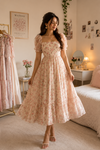Bloom Into Elegance Floral Maxi Dress for Women - FlaxyWear