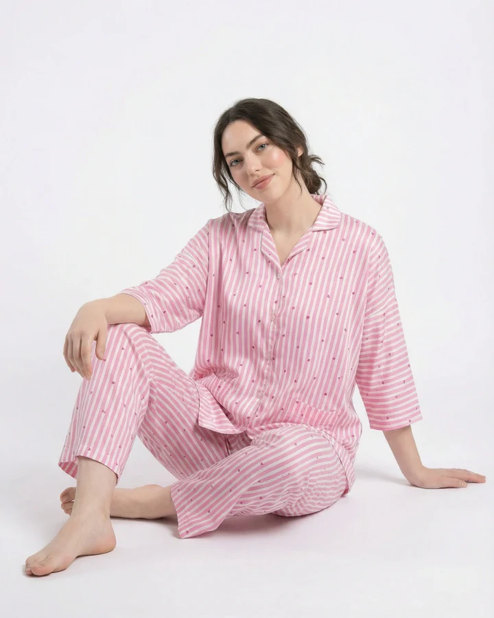 flaxywear-dreamy-hearts-silk-pajama-suit-drop-shoulder-nightwear-for-women