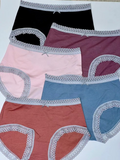 FlaxyWear Lace Trim Cotton Panty Pack – Soft Comfortable Women’s Underwear