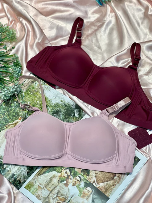 FlaxyWear Plus Size Thin Padded Bra – Full Coverage Comfort Collection