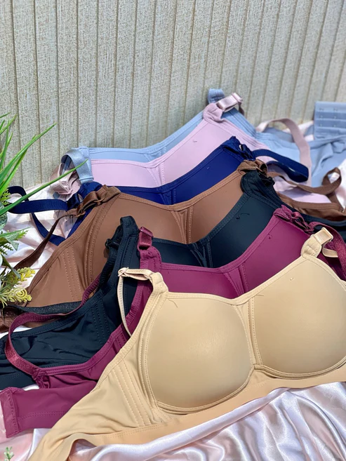 FlaxyWear Plus Size Thin Padded Bra – Full Coverage Comfort Collection